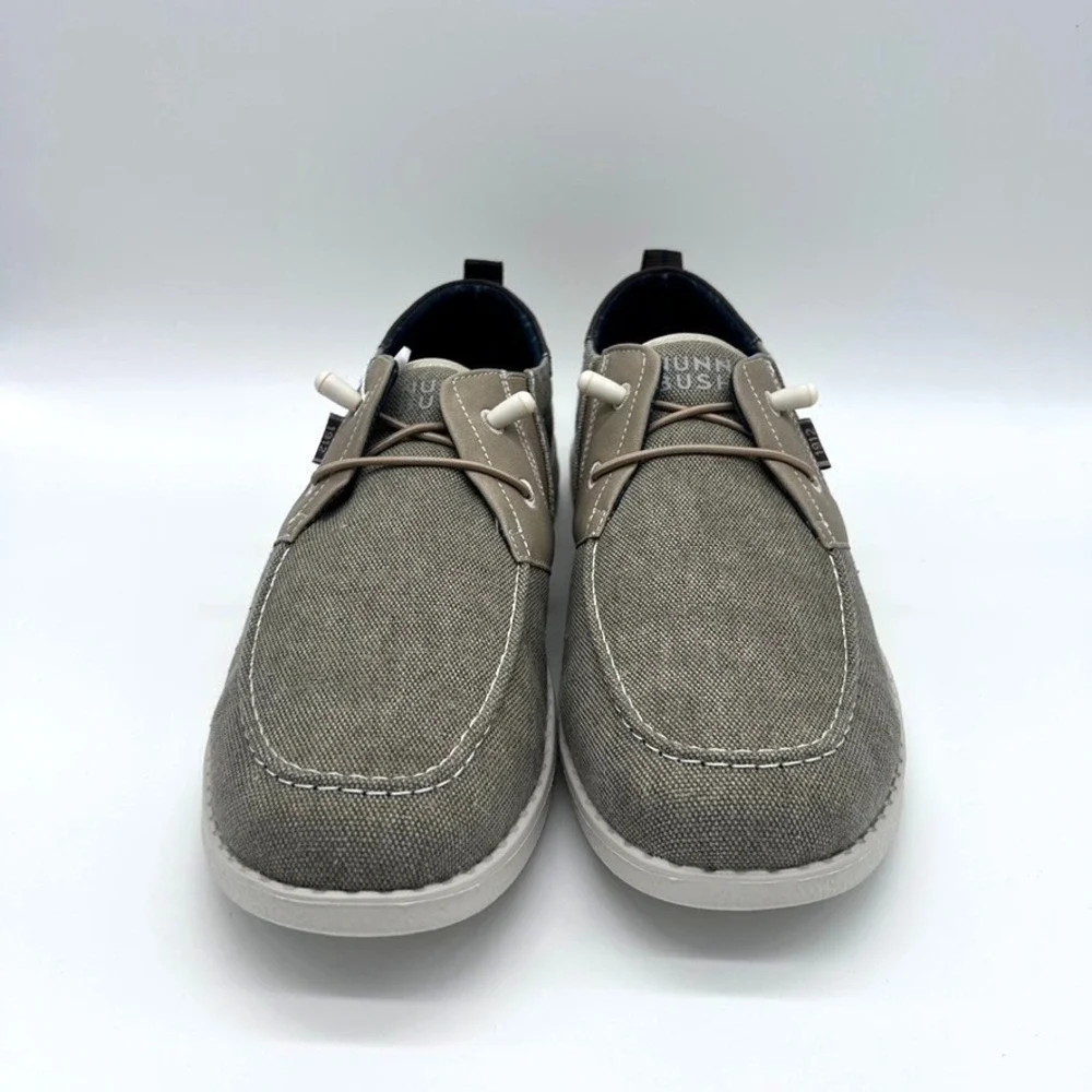 Nunn Bush Brewski Men's Size 10.5M  Stone/Pierre Moc Toe Slip-On Shoes -Open Box
